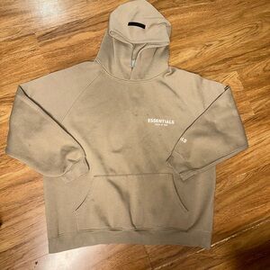 AUTHENTIC mens oak tan essentials fear of god hoodie!